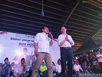 Kampanye Bareng Tom Lembong di Jogja, Cak Imin: Lagi Siap-siap Ngadepi Opung