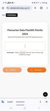 Cara Cek DPT Online Jelang Pemilu 2024, Link-nya Dan Bisa Lewat Handphone