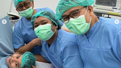 8 Foto Cesen Istri Marshel Widianto Lahiran Anak ke-2, Paras Bayinya Disorot