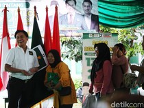 Dihadiri Yusril, PBB Gelar Bazar Beras Murah