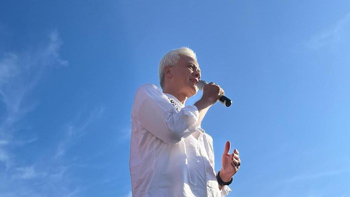 Ganjar Pranowo di Ambon (Anggi/detikcom)
