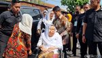 Momen Istri Gus Dur Hadiri Harlah ke-101 NU