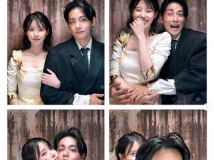 IU Ungkap Alasan Gaet V BTS Jadi Model, Syuting Seminggu Sebelum Wamil