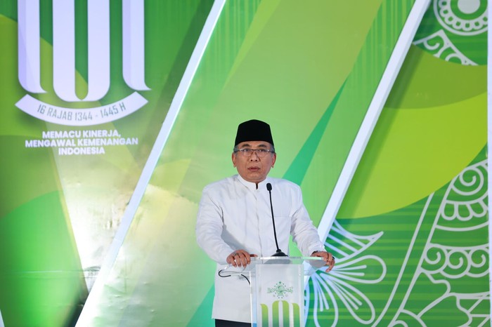 Gus Yahya Ajak Kader Banser dan Ansor Menggali Hikmah Kepemimpinan Jokowi