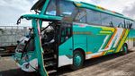 Penampakan Bus Rombongan Peziarah Kecelakaan di Gresik