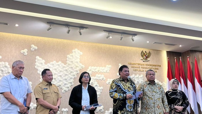 Konferensi pers hasil High Level Meeting (HLM) Tim Pengendalian Inflasi Pusat (TPIP)