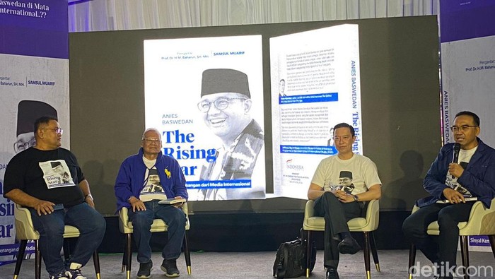 Launching buku Anies Baswedan The Rising Star (Tina Susilawati/detikcom)