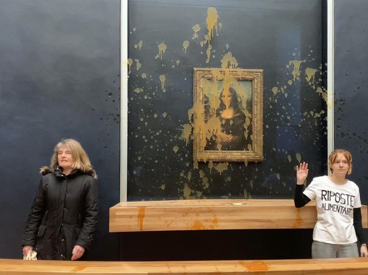 Lukisan Mona Lisa Jadi Sasaran Amuk Aktivis Lingkungan