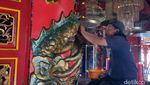 Persiapan Klenteng Eng  An Kiong Kota Malang Sambut Imlek
