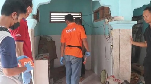 Pria asal Nganjuk ditemukan gantung diri di Mimbar Musala di Kecamatan Labuapi, Kabupaten Lombok Barat. (Humas Polres Lombok Barat)