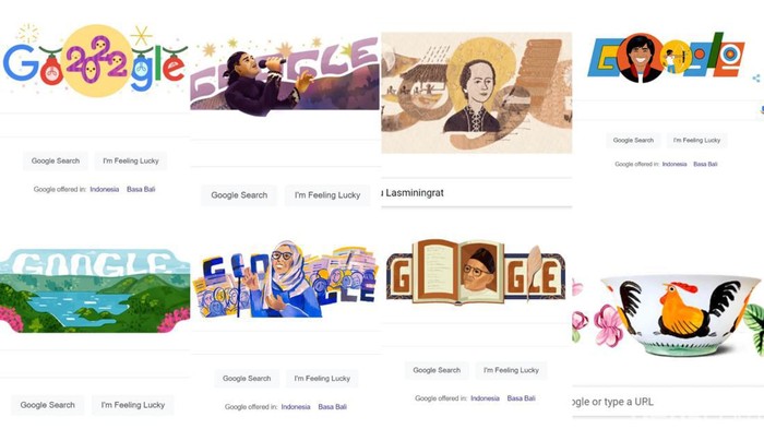 Seni Doodle di Google.