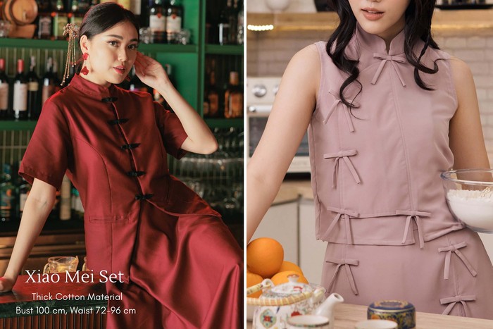 setelan cheongsam 2024