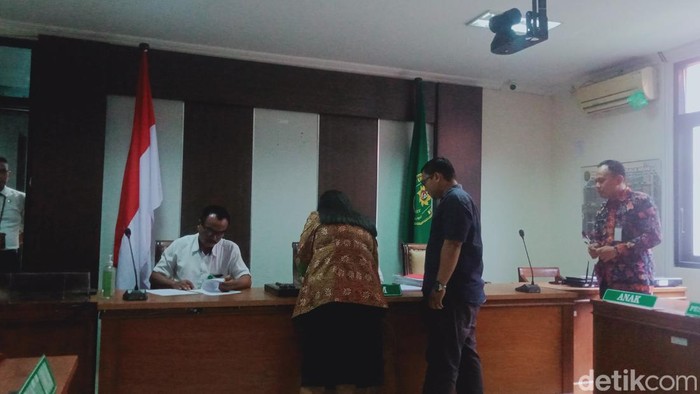 Persidangan yang menewaskan siswa pesilat di PN Klaten.