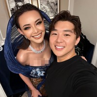 Unggahan Fandy pun langsung dibanjiri komentar netizen. Tak sedikit yang memuji penampilan Amanda, menyebutnya cantik. “Congrats manda..cantik bgt..ga ada obat..perfect,” komentar salah seorang netizen. Foto: dok Instagram/@fandy_the