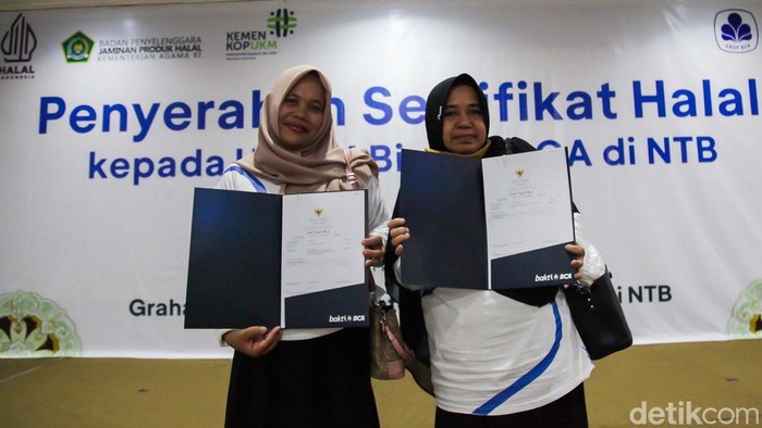 Sebanyak 475 sertifikat halal dibagikan kepada pelaku UMKM di Nusa Tenggara Barat (NTB). Hal ini selaras dengan pertumbuhan positif industri halal dalam negeri.