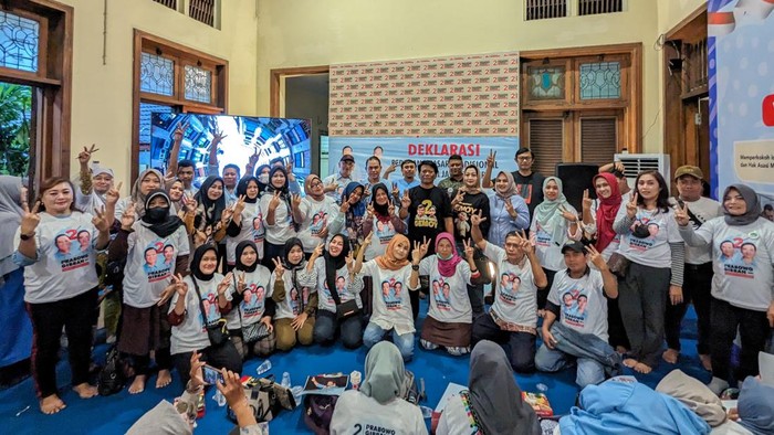 Asosiasi Pedagang Pasar Tradisional dan UMKM Jatim dukung Prabowo Gibran