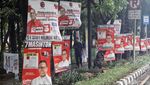 Caleg Penghuni Pohon Rusak Keindahan Ibu Kota