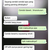 Chat Gebetan Kocak