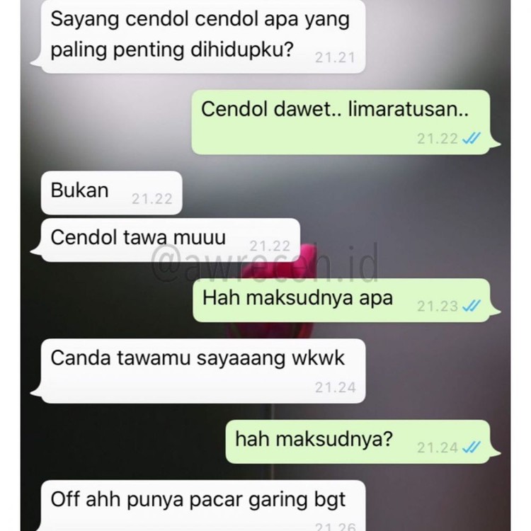 Chat Gebetan Kocak