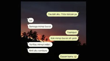 Semoga mimpi buruk terus deh, kalau begitu. Foto: Instagram/awreceh.id