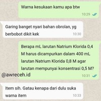 Chat Gebetan Kocak