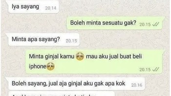 Kalau sudah bucin, ginjalnya pun dikasih buat beli iPhone gebetan. Foto: Instagram