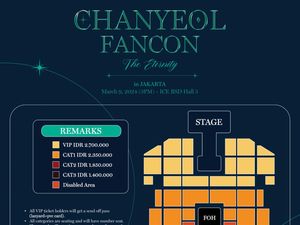 Daftar Harga Tiket Fancon Chanyeol EXO di Jakarta