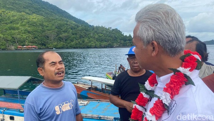 Ganjar Pranowo di Banda Neira. (Anggi/detikcom)