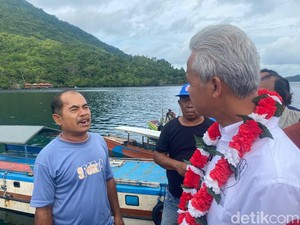 Kunjungi Banda Neira, Ganjar Dengar Keluhan Nelayan soal Pembangkit Listrik