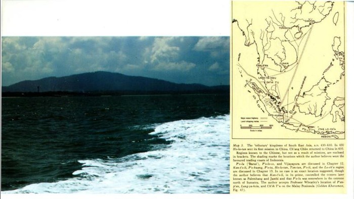 Letak Kerajaan Sriwijaya yang termasuk kerajaan maritim.