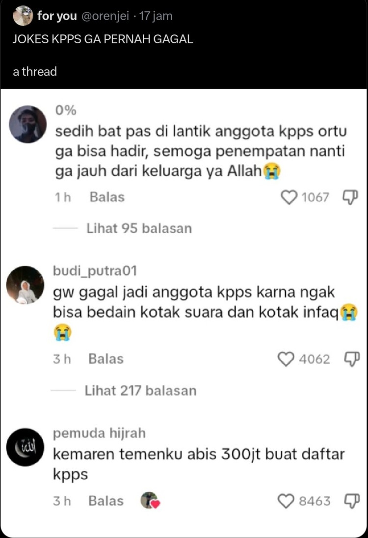 meme kocak KPPS meme kocak KPPS