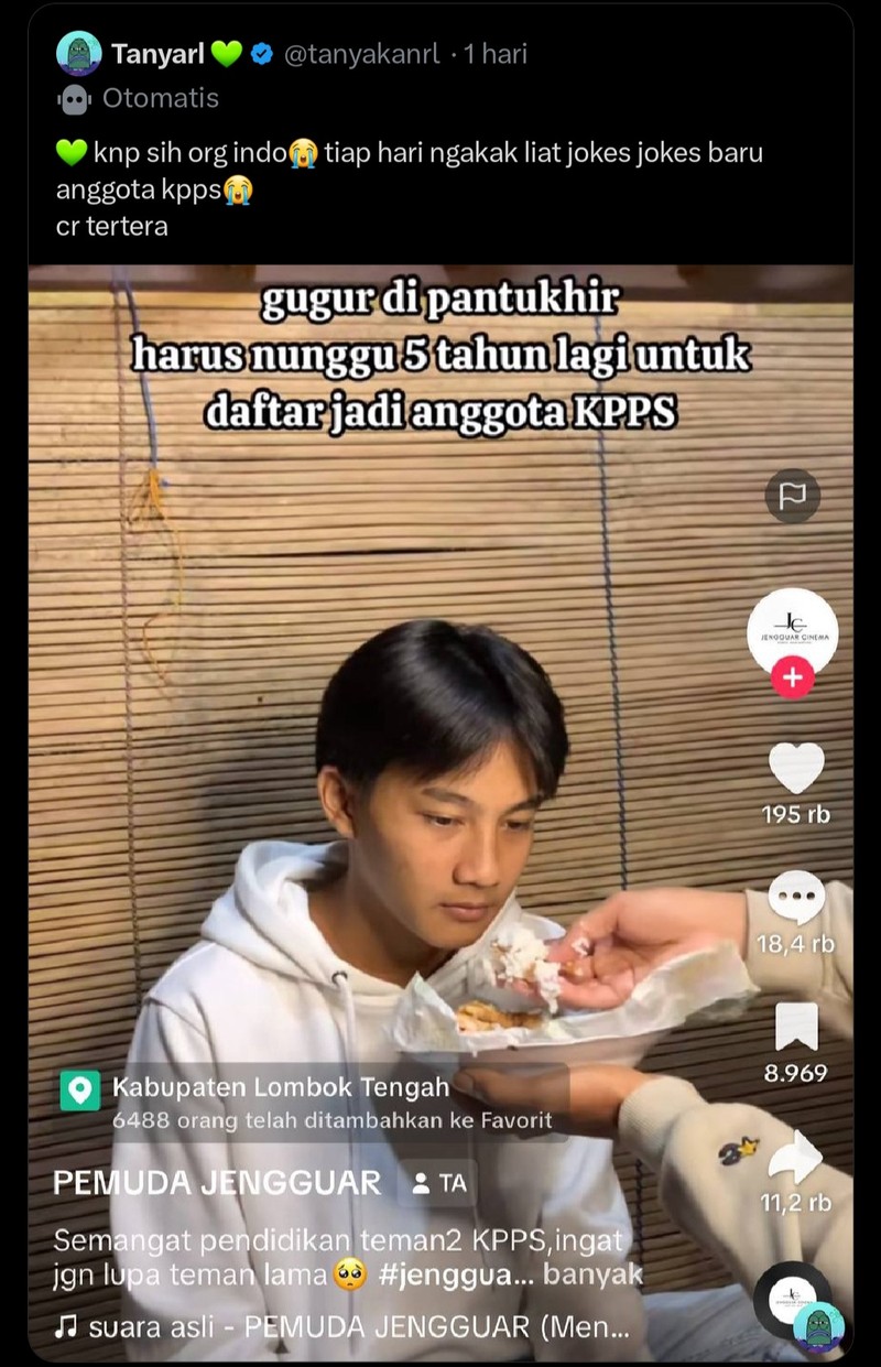 meme kocak KPPS