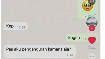 Si dia pun kembali setelah aku jadi anggota KPPS. Foto: Screenshot Twitter