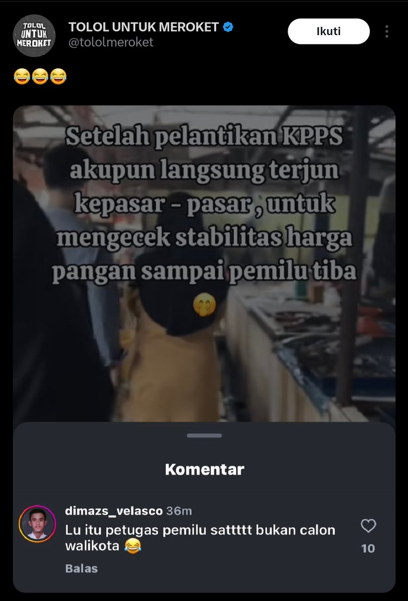 meme kocak KPPS