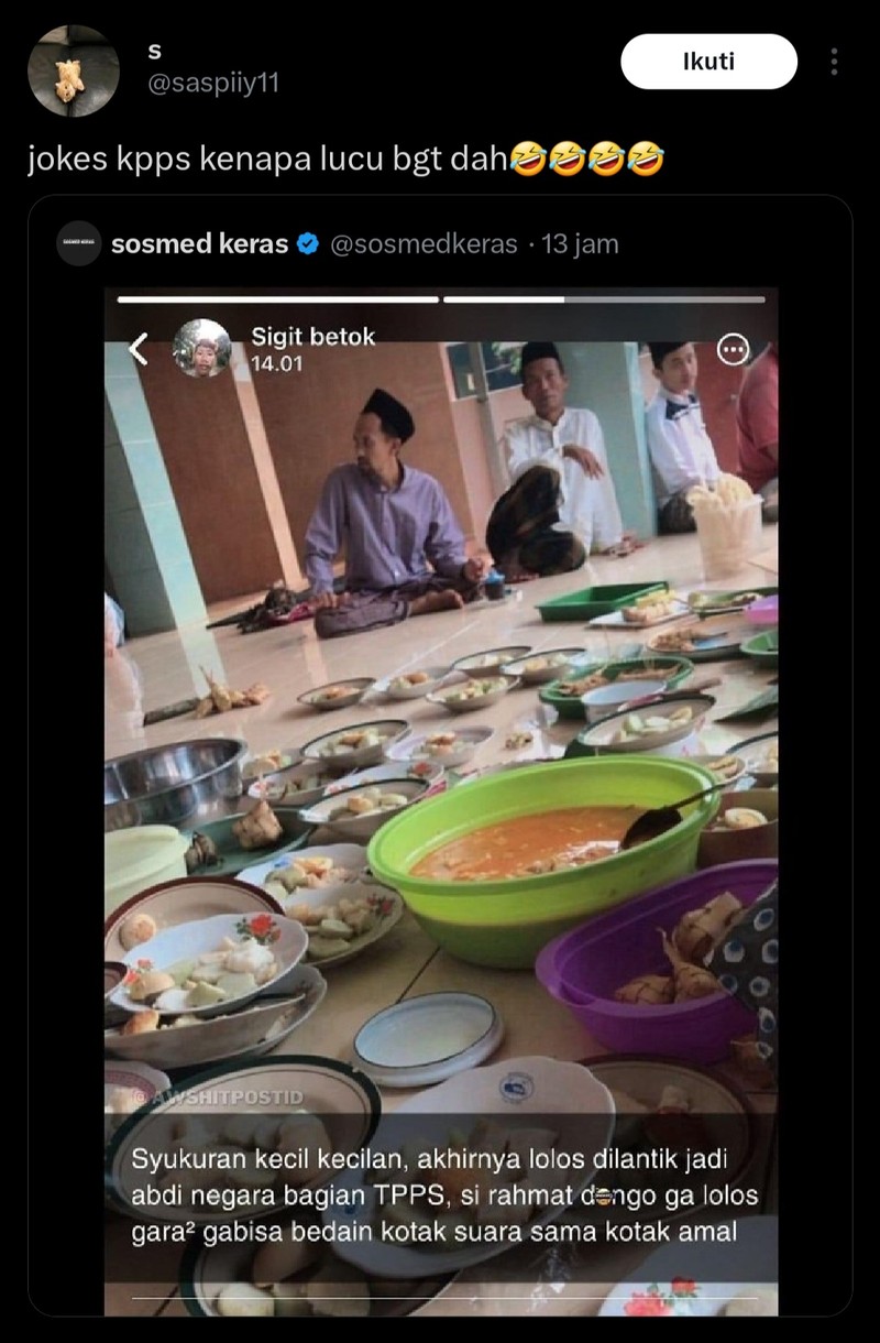 meme kocak KPPS