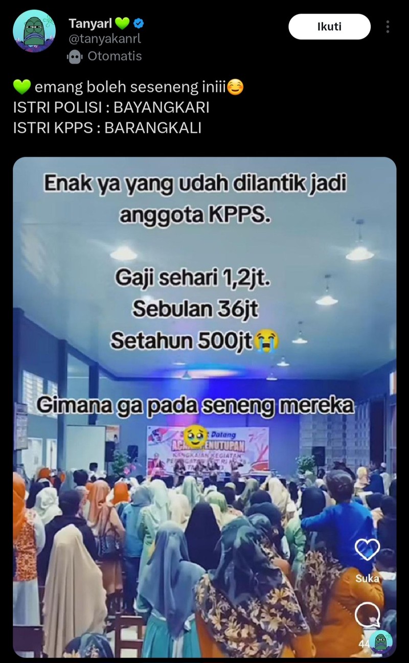 meme kocak KPPS