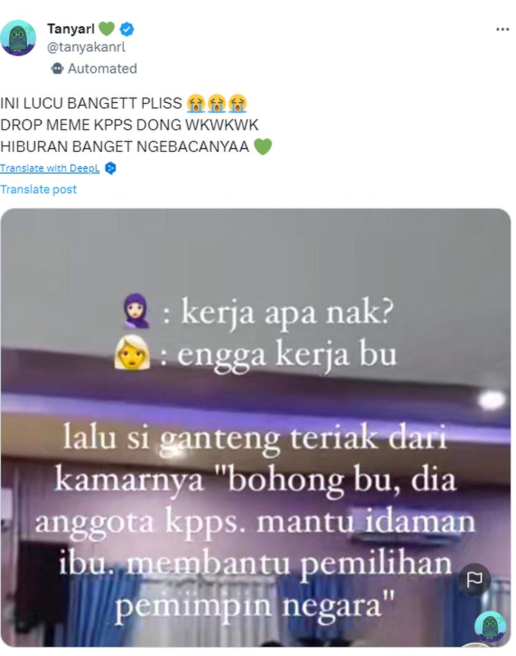 meme kocak KPPS meme kocak KPPS