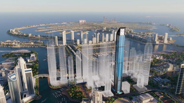 Mengintip ‘Big Ben’ Tertinggi di Dunia yang Mau Dibangun Dubai