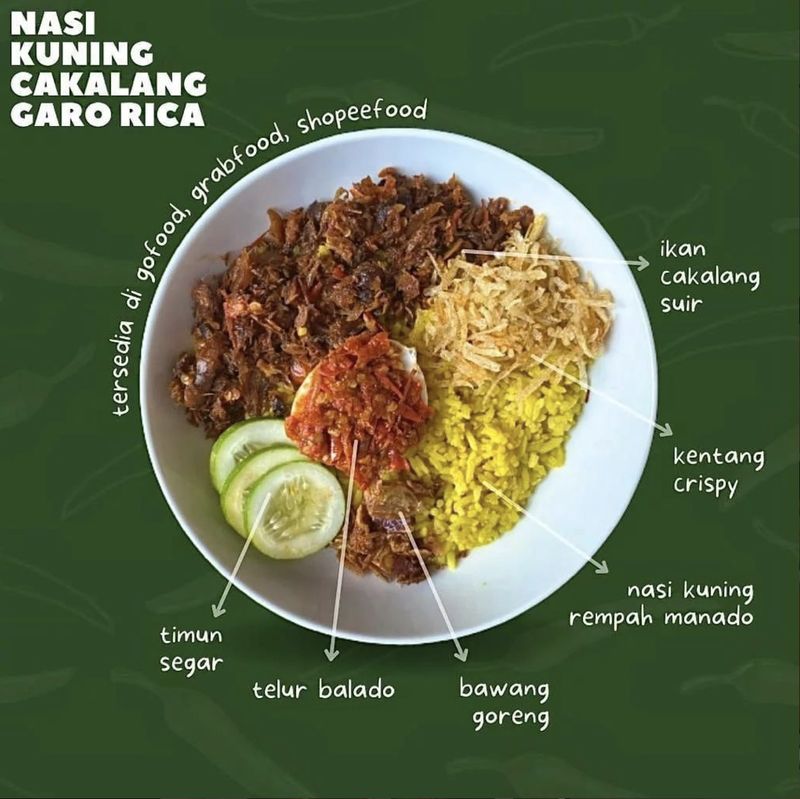 Nasi Kuning Cakalang