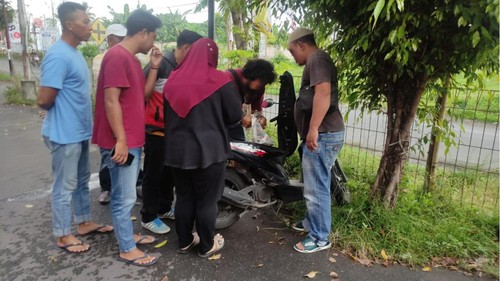 Penangkapan pengedar ganja di Lombok Timur.
