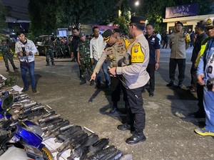 Polisi Gelar Operasi Kejahatan Jalanan di Jakut, 70 Knalpot Brong Disita