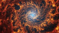 Spiral galaxy NGC 1512, located 30 million light-years away from Earth, is seen in an undated image from the James Webb Space Telescope. NASA, ESA, CSA, STScI, Janice Lee (STScI), Thomas Williams (Oxford), and the PHANGS team/Handout via REUTERS   THIS IMAGE HAS BEEN SUPPLIED BY A THIRD PARTY     TPX IMAGES OF THE DAY