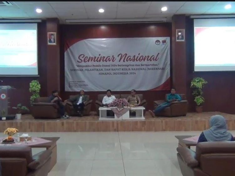 Potret Seminar Nasional Mengajak dan Menciptakan Pemilu Damai