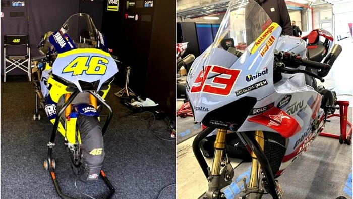 Rossi vs Marquez di World Superbike