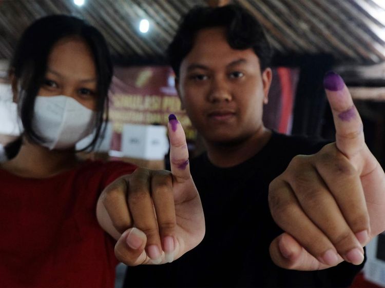 Pemilu Kian Dekat, KPU Gelar Simulasi Pencoblosan di Sejumlah Daerah