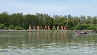 Pantai mangrove Karangsong di Indramayu