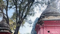 Kompleks bangunan tua di Pasupatinath.