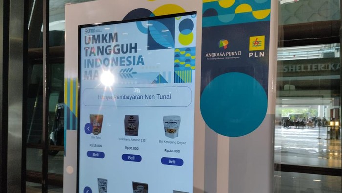 vending machine produk UMKM di Bandara Soetta
