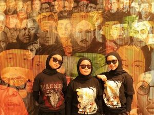 Aksi Band Metal Voice of Baceprot Disorot Media AS