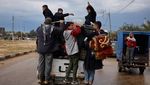 Warga Gaza Kabur ke Rafah Imbas Khan Younis Dibombardir Israel